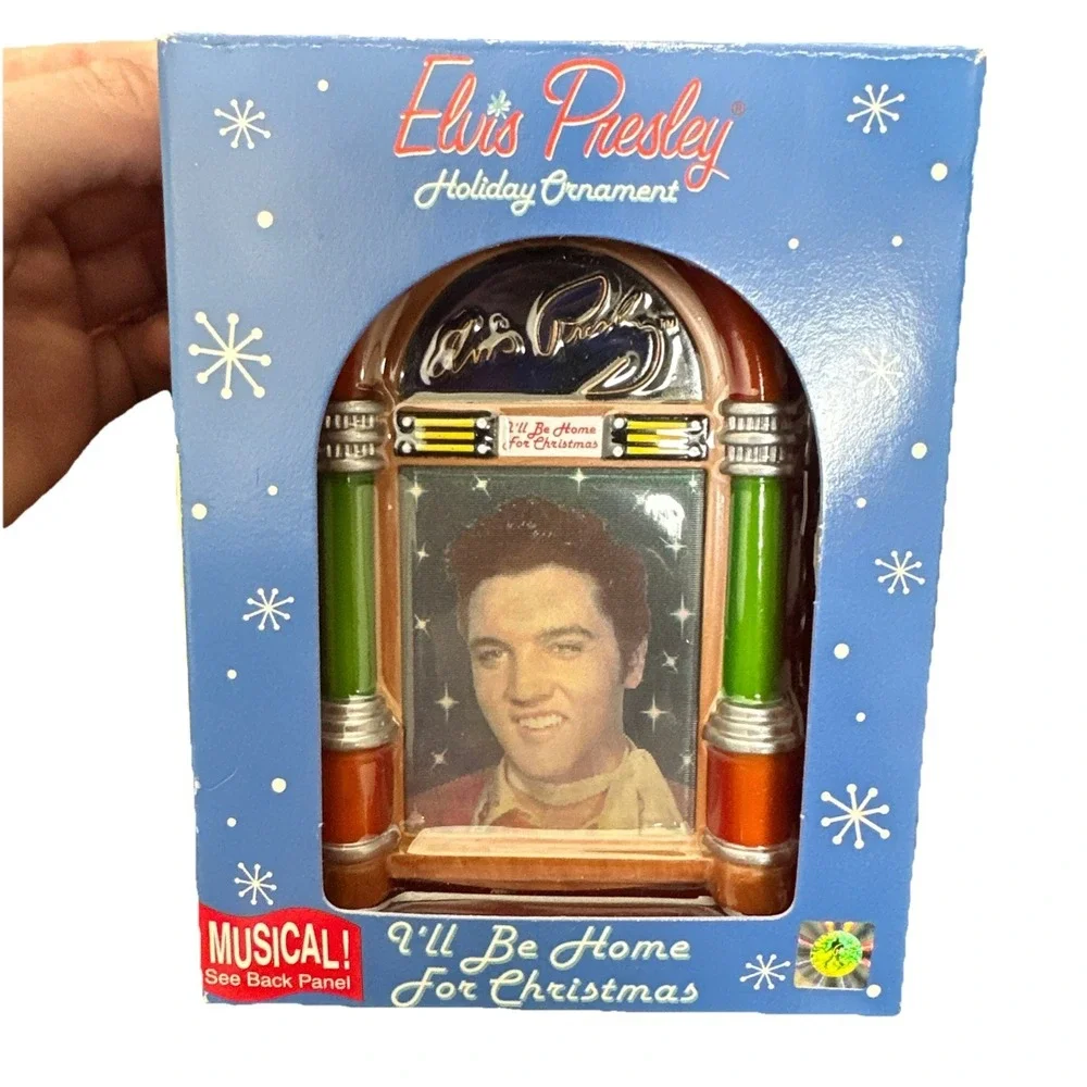 Elvis Lives Collectable Ornaments 68 Special, Jailhouse Rock, American Greet SET